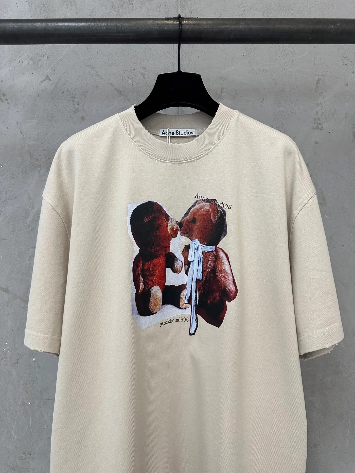 ￼ 140- New Arrival g Acne studios 26ss T ： 2*2 g Color Change Same Style Color: Pink Size: XS S M L XL